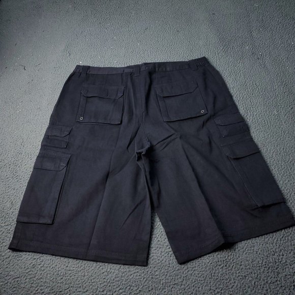 Boulder Creek Trading Co. Cargo Chino Shorts Mens 42 Big & Tall Size Black - Picture 2 of 8